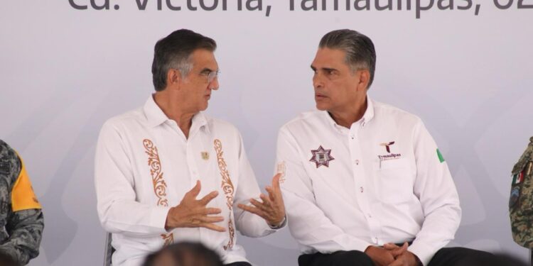 Gobernador Américo Villarreal toma protesta al nuevo secretario de Seguridad Pública de Tamaulipas