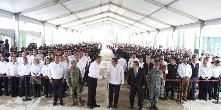 Gobernador Américo Villarreal toma protesta al nuevo secretario de Seguridad Pública de Tamaulipas