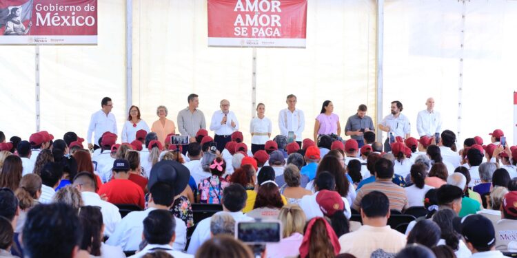 Claudia Sheinbaum pone en marcha en Tamaulipas programa Salud Casa por Casa y reconoce labor del gobernador Américo Villarreal