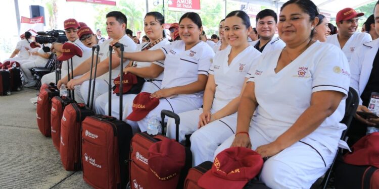 Claudia Sheinbaum pone en marcha en Tamaulipas programa Salud Casa por Casa y reconoce labor del gobernador Américo Villarreal