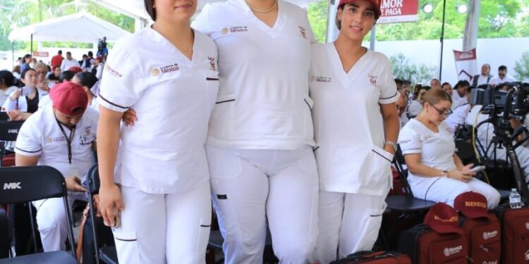 Claudia Sheinbaum pone en marcha en Tamaulipas programa Salud Casa por Casa y reconoce labor del gobernador Américo Villarreal