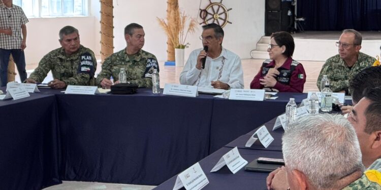 Reconoce la coordinadora nacional de PC el trabajo de prevención encabezado por gobernador en Tamaulipas