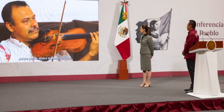 Riqueza cultural de Tamaulipas se presentó en la sección “Suave Patria” de la conferencia de la presidenta Sheinbaum