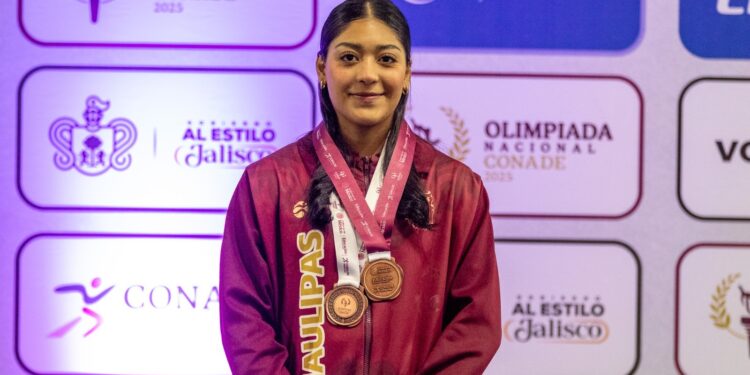 Suma Tamaulipas nueve medallas en levantamiento de pesas de la Olimpiada Nacional 2025