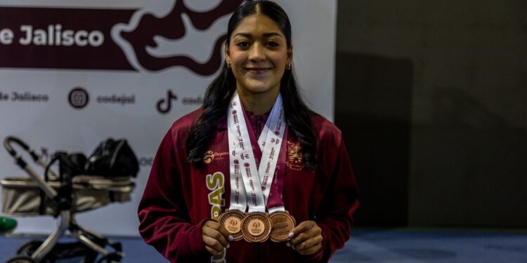 Suma Tamaulipas nueve medallas en levantamiento de pesas de la Olimpiada Nacional 2025