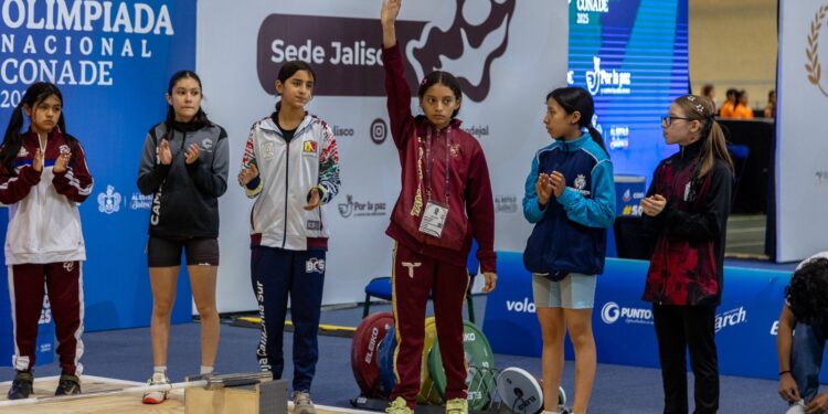 Suma Tamaulipas nueve medallas en levantamiento de pesas de la Olimpiada Nacional 2025
