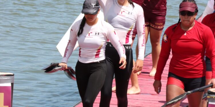Oro y plata para Tamaulipas en canotaje de Olimpiada Nacional
