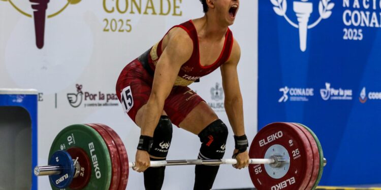 Termina Tamaulipas con 14 medallas en levantamiento de pesas de Olimpiada Nacional