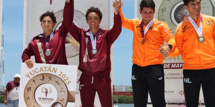 Brilla Tamaulipas en canotaje con ocho medallas en Olimpiada Nacional