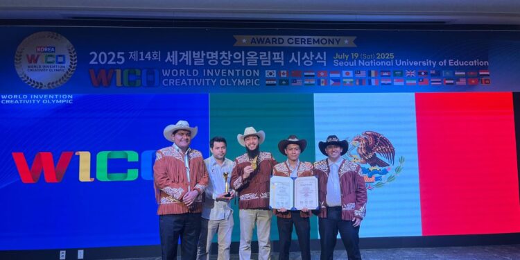 Triunfo histórico: conquistan estudiantes tamaulipecos oro y Grand Prize en WICO 2025 en Corea del Sur