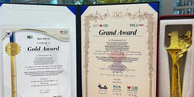 Triunfo histórico: conquistan estudiantes tamaulipecos oro y Grand Prize en WICO 2025 en Corea del Sur