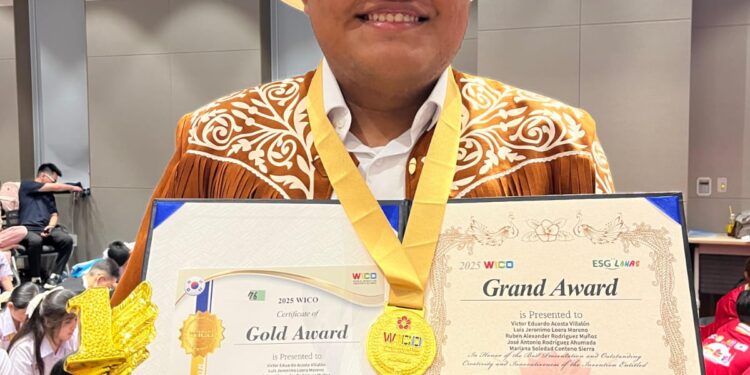 Triunfo histórico: conquistan estudiantes tamaulipecos oro y Grand Prize en WICO 2025 en Corea del Sur