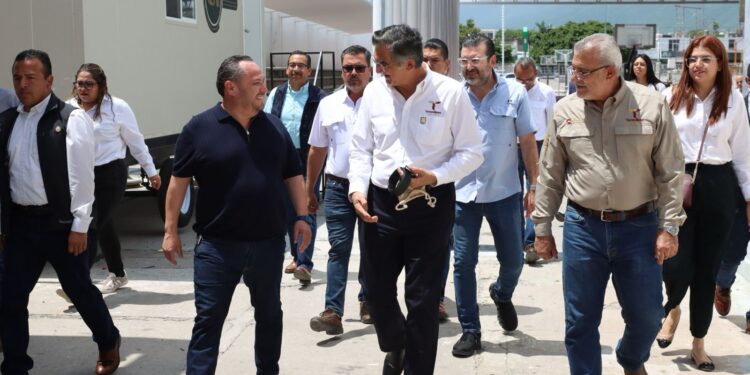 Supervisa Américo obras de infraestructura deportiva