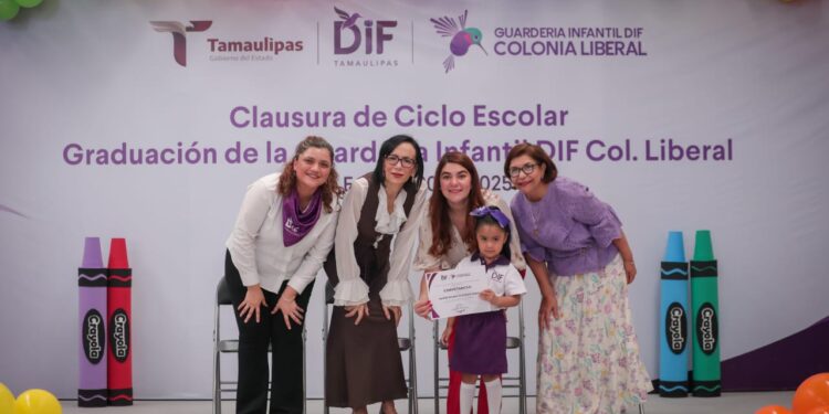 Gradúa DIF Tamaulipas a más de 2 mil 700 niños de nivel preescolar en el estado