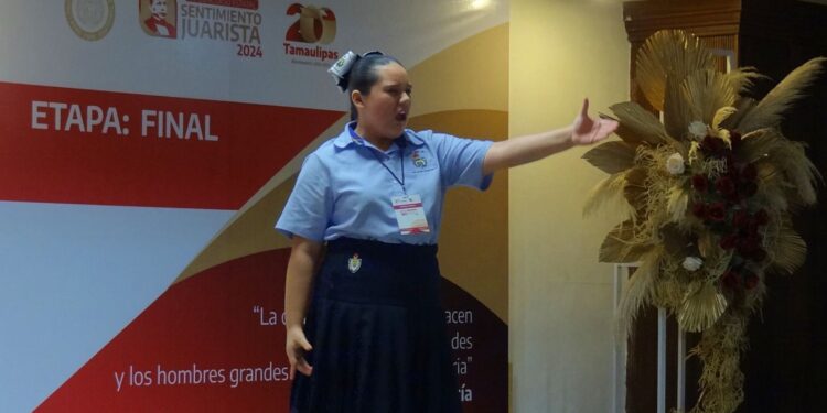 Representará estudiante tamaulipeca a México en el XI Concurso Internacional de Oradores en Perú