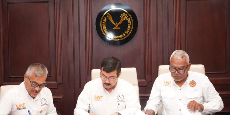 Acuerdan la UAT y el SUTUAT contrato colectivo de trabajo 2025