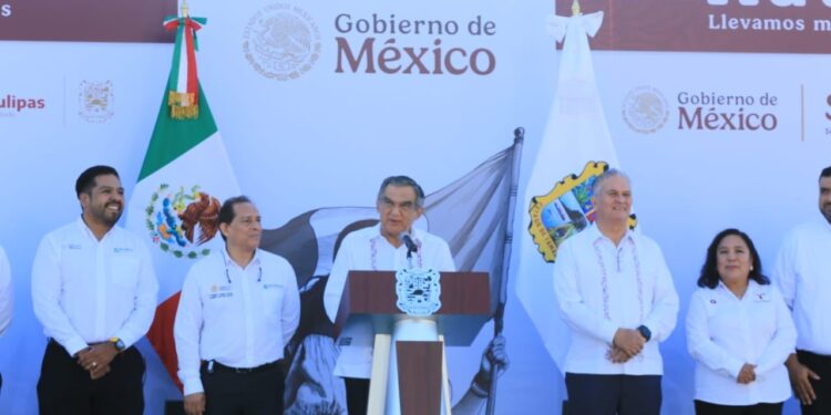 Da Américo banderazo histórico a las Rutas de la Salud en Tamaulipas; garantizan abasto de medicamentos