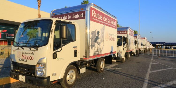 Da Américo banderazo histórico a las Rutas de la Salud en Tamaulipas; garantizan abasto de medicamentos