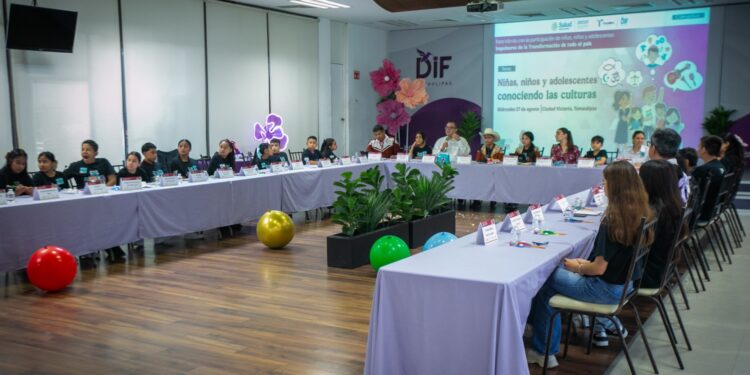 Reconoce DIF Nacional a la Red de Niñas, Niños y Adolescentes Impulsores de la Transformación del DIF Tamaulipas
