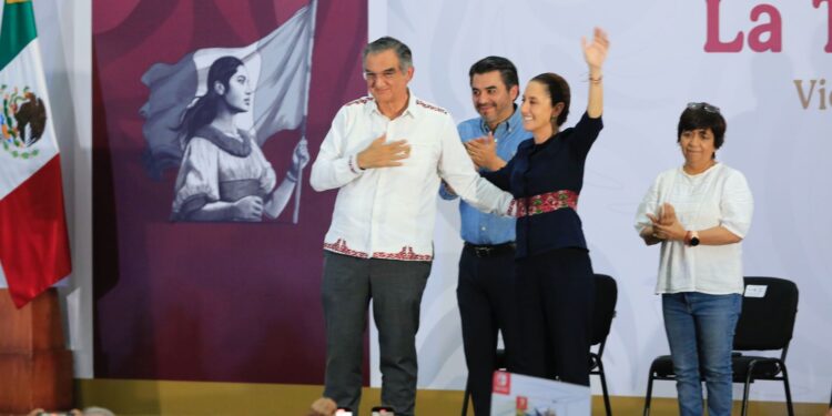 Reitera presidenta todo su apoyo para consolidar la transformación en Tamaulipas