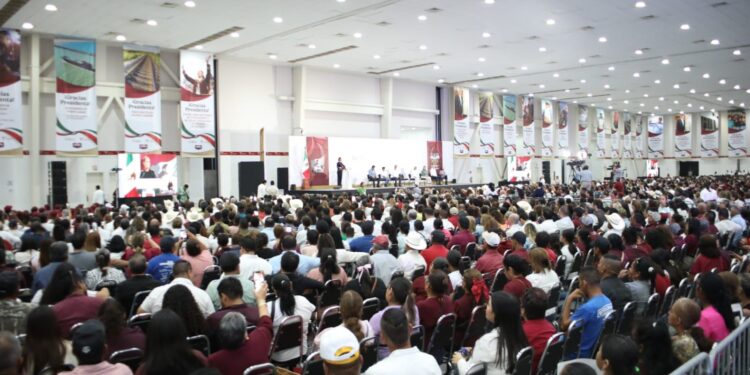 Reitera presidenta todo su apoyo para consolidar la transformación en Tamaulipas