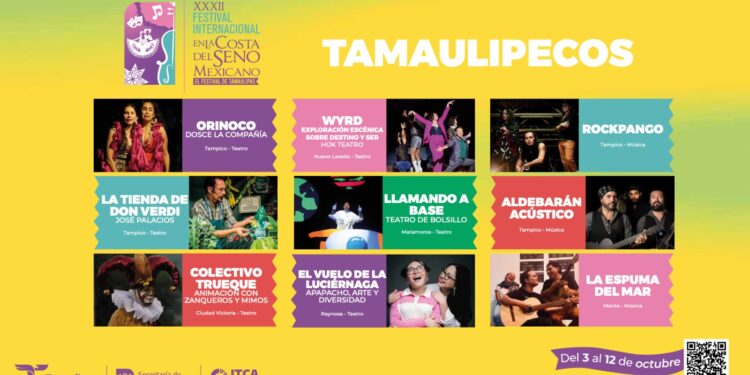 Festival Internacional en la Costa del Seno Mexicano llegará a los 43 municipios