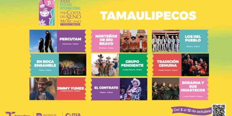Festival Internacional en la Costa del Seno Mexicano llegará a los 43 municipios