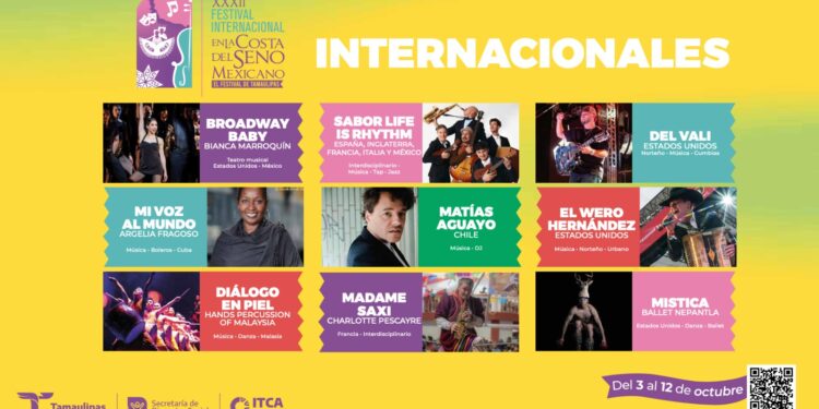 Festival Internacional en la Costa del Seno Mexicano llegará a los 43 municipios