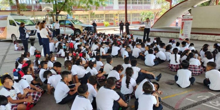 Con convivencia y juegos, Guardia Estatal de Género previene acoso escolar en primarias de Ciudad Victoria