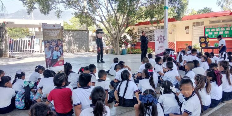 Con convivencia y juegos, Guardia Estatal de Género previene acoso escolar en primarias de Ciudad Victoria