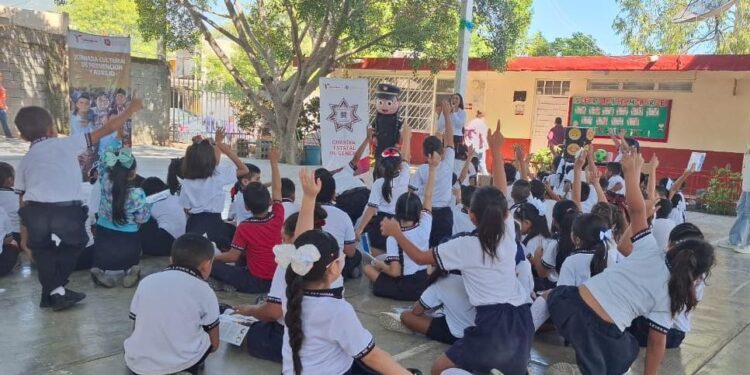 Con convivencia y juegos, Guardia Estatal de Género previene acoso escolar en primarias de Ciudad Victoria