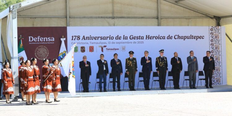Preside Américo ceremonia del 178 aniversario de la Gesta Heroica de los Niños Héroes de Chapultepec