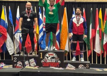 César Vallejo se corona Campeón Mundial de Halterofilia en Las Vegas
