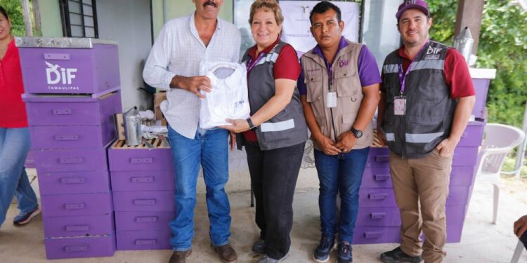DIF Tamaulipas impulsa proyecto de “Producción Sostenible de Miel” en comunidades rurales