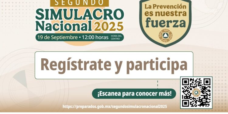 Convoca Protección Civil Tamaulipas a sumarse al Simulacro Nacional 2025