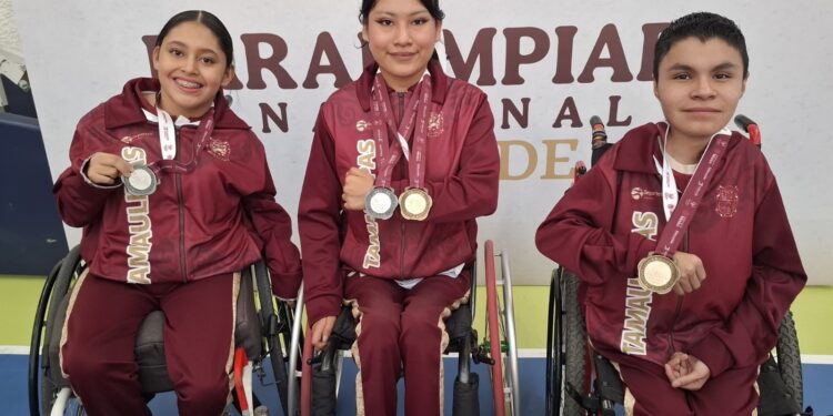 Tamaulipas cierra participación en boccia y paranatación con 16 medallas en la Paralimpiada Nacional 2025