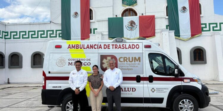 Amplía Salud red de ambulancias en Jiménez, Soto la Marina y Aldama