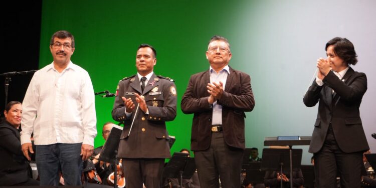 Orquestas de la UAT y Guardia Nacional celebran el folclor mexicano