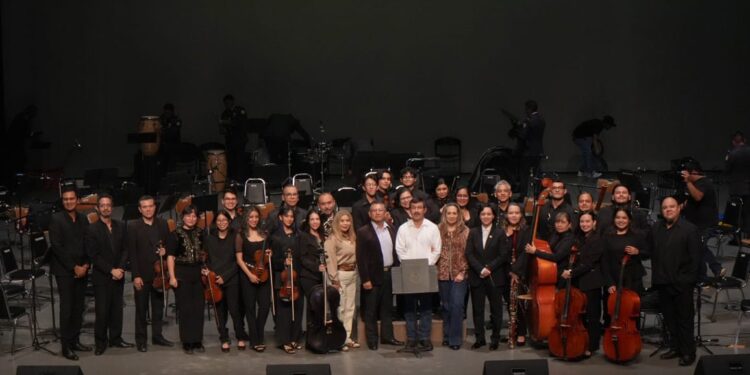 Orquestas de la UAT y Guardia Nacional celebran el folclor mexicano