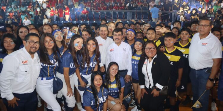 Inaugura rector Juegos Interfacultades UAT Zona Norte 2025