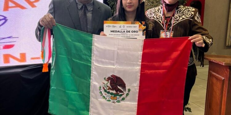 Gana estudiante tamaulipeca medalla de oro en Feria de Ciencias en Paraguay