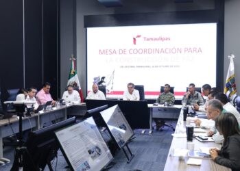 Instruye Américo Villarreal a mantener vigilancia permanente en zona conurbada ante crecida del Pánuco