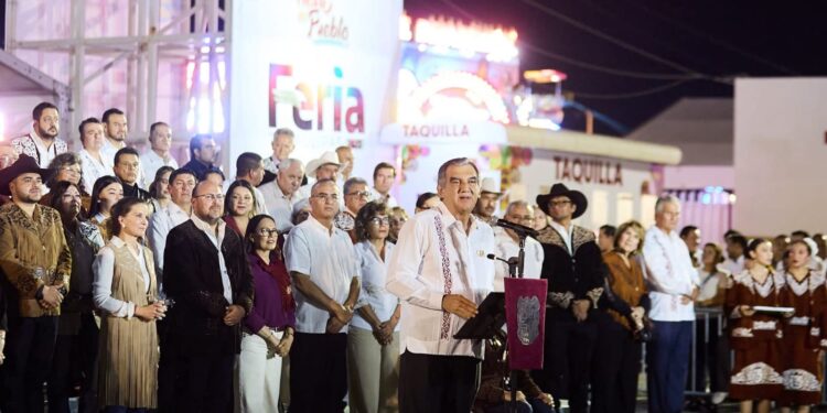 Inaugura Américo Villarreal la Feria Tamaulipas 2025, una fiesta de unidad y tradición