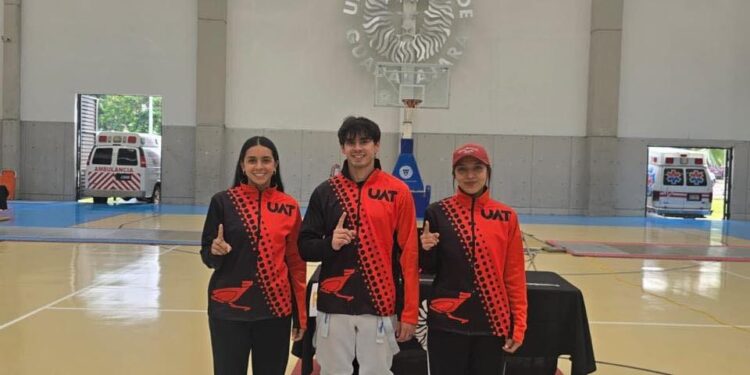 Estudiantes de la UAT conquistan el medallero en el nacional de Esgrima