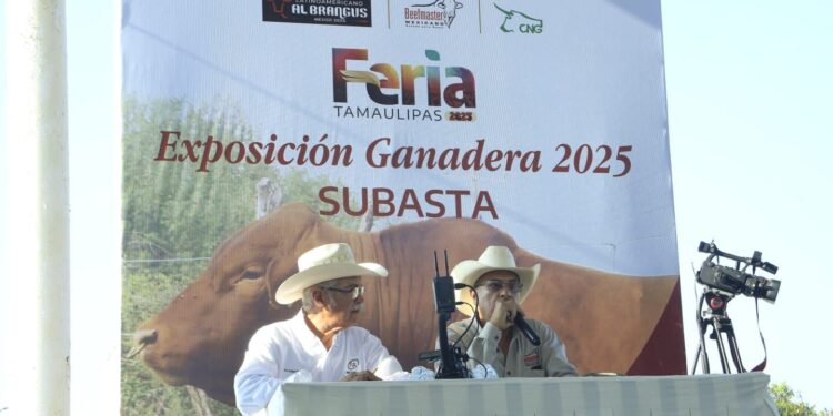 Inaugura Américo Villarreal exposición ganadera en la Feria Tamaulipas 2025