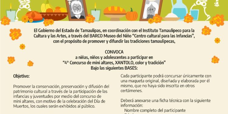 Invita ITCA a celebrar las tradiciones de Día de Muertos en BARCO, Centro Cultural para las infancias