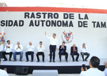 Américo Villarreal recibe ampliación de certificación TIF para el rastro de la UAT