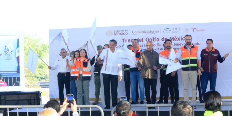 Inicia construcción del tren Nuevo Laredo–Saltillo; será la frontera más importante de América Latina