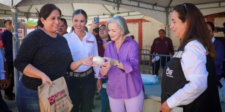 DIF Tamaulipas lleva el Mercado de Alimentos “Come Bien, Vive Bien” a las familias de Jiménez