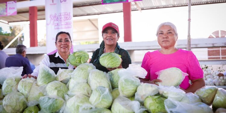 DIF Tamaulipas lleva el Mercado de Alimentos “Come Bien, Vive Bien” a las familias de Jiménez
